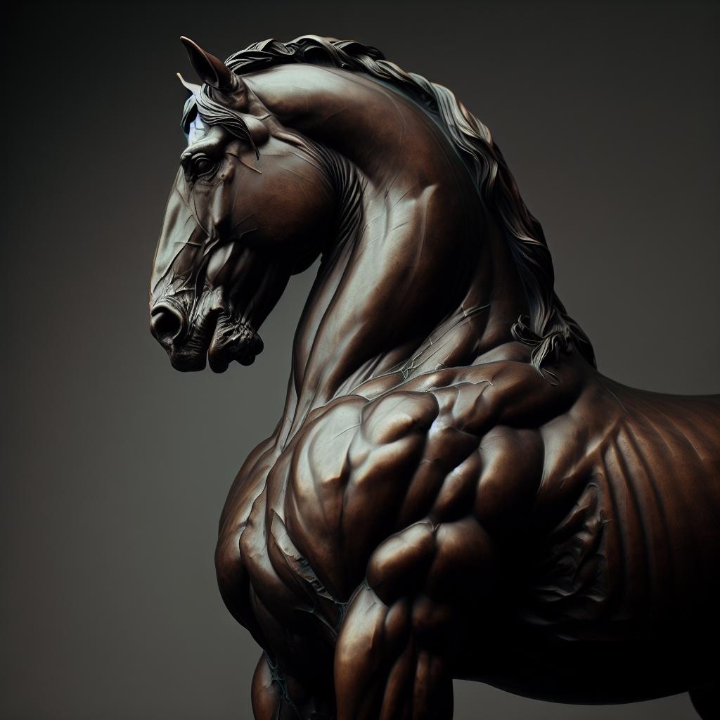 LArt ⁣du Bronze :‍ Une Exploration du Sculptural Cheval De Trait